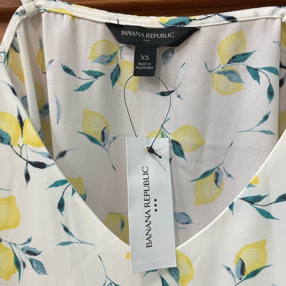 Banana Republic, Lemon-print, camisol - Picture 4 of 5